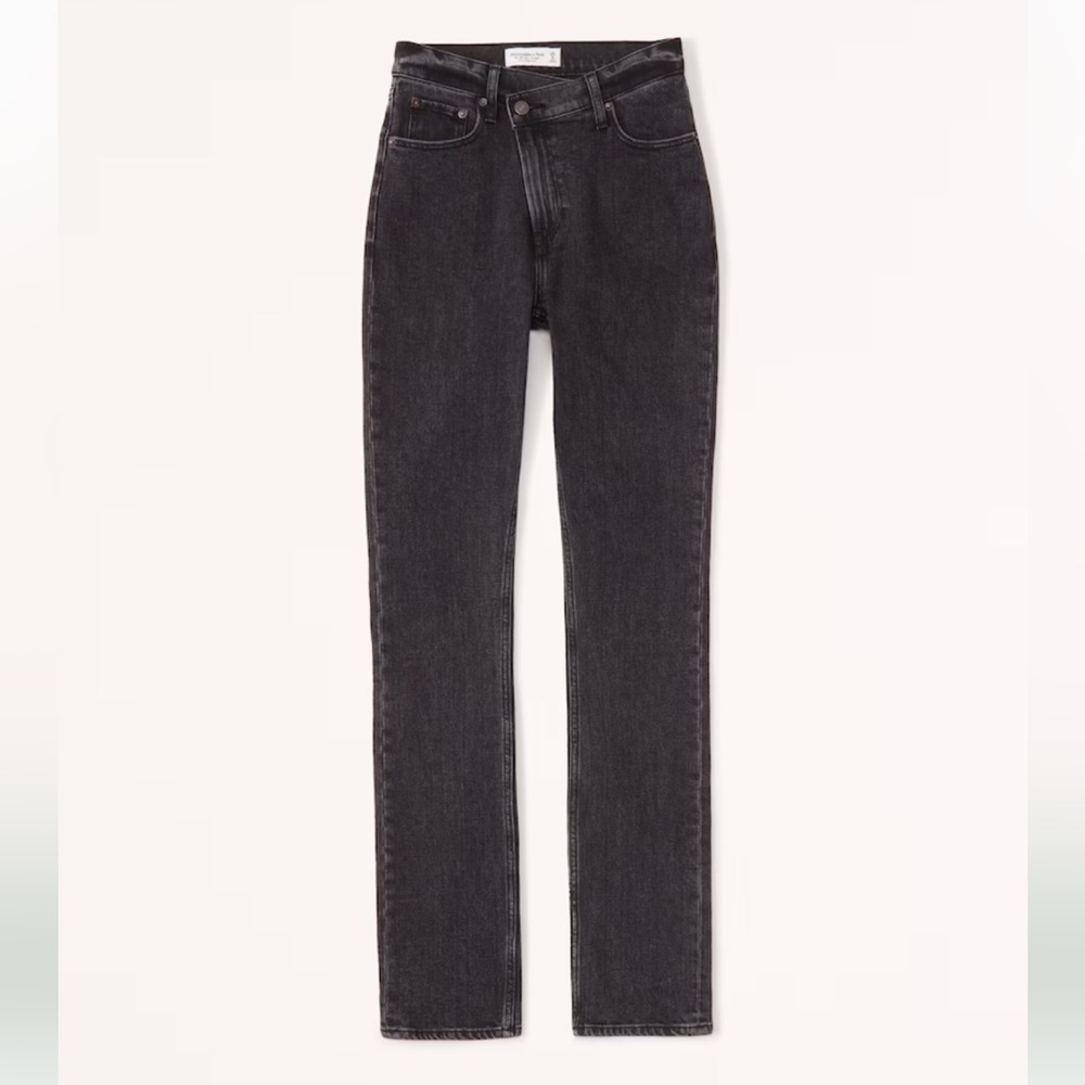 ABERCROMBIE & FITCH Ultra High Rise 90s Slim Straight Jean Size 27/4